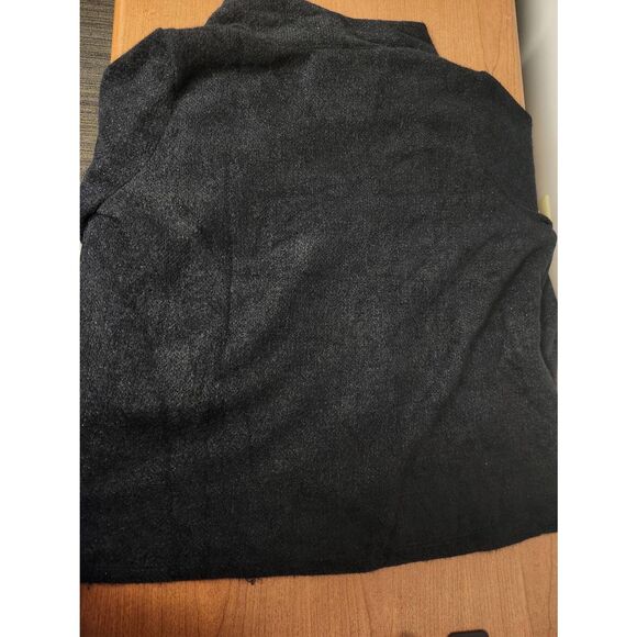 NWT Maurices black 2x Metallic Asymmetrical Cardigan (L) - Picture 6 of 6